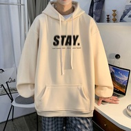 500g Heavy Sweatshirt Men Winter oversize Stiff Hooded Jacket Autumn Winter Style Fleece Lining Thic