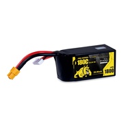 DC1800/180C-6S // DOGCOM 1800mAh 180C 6S 22.2V Extremely High Discharge FPV Racing Lipo Battery