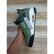 [New] Sepatu Air Jordan 4 Retro Undefeated Olive