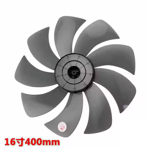 1pc 16 inch 400mm plastic fan blade Big wind 9 Leaves for midea FS40-17CR FS40-17DR FS40 FT40 FD40 s