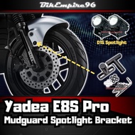 Yadea E8S Pro Mudguard Spotlight Bracket Mounting Spotlight Bracket Yadea Accessories