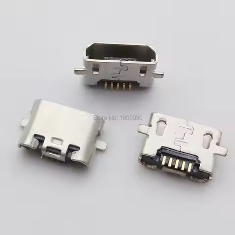 10pcs For Motorola G2 Huawei Y6 P8 C8817 max Lite 4C 3X Pro G750-T20 Micro USB SMD DIP Charging Port