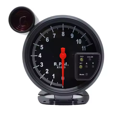 5-Inch colorful tachometer, car tachometer, motorcycle tachometer 0-11000 rpm