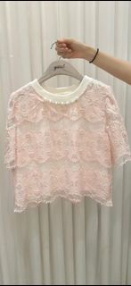 韓國衫 東大門 Made in Korea yard pink top