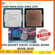Cpu socket 1151 V2 I3 / 8100 / 9100F / 9100E / 9100,, Cpu Generation 8 9 Running main h310, b360, b365, z370