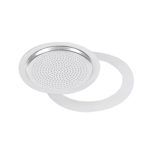 AAAAMokaStovePot Silicone Gasket Seal With Sieve Washer Gasket Ring Replacenent Parts For Coffee Mak