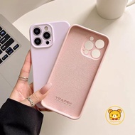 Plush Lining Liquid Silicon Phone Case For Huawei Mate 30 Pro 30E Nova 7 Pro 5G 4G Soft Casing Solid
