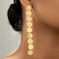 Earring Long Tassel Hoop