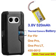 ALLCCX 520mAh Thermal Camera Battery SDL702035, LF602035-02 For Flir One Pro, One Pro LT, 435-0012