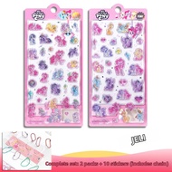 QIFUXING | 3D Cartoon Sticker Cute Crystal Jewel Decorative