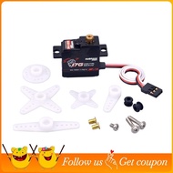 Digital Micro Servo 17g Metal Gear 4.8V-6V DC Motor for 1:18 RC Airplane Robot Boat Plane Toy Replac