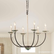 Vintage Loft  Iron Chandelier Creative American Rural Living Room Dining Room Bedroom Clothing Store