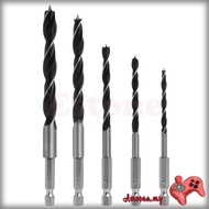 AMOONA 4 5 6 8 10mm 5pcs Quick Change Metal Tools 1 4 Hex Shank  HCS Drill Bit Set