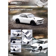 INNO MODELS INNO64 1/64 NISSAN SKYLINE 2000 GT-R KPGC10 WHITE