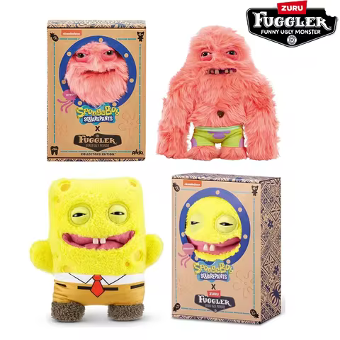 Original Fuggler Ugly Monster Tooth Spongebob Squarepants Plush Toys Stuffed Anime Gift Ugly Monster