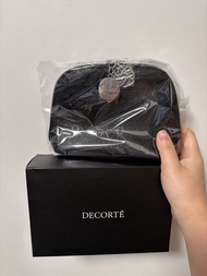 Decorte makeup bag clutch bag 化妝袋 化妝 皮包 PU包 收納袋 筆袋