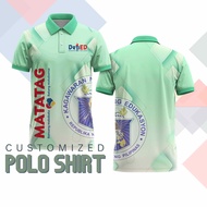 DEPED MATATAG POLO UNIFORM SUBLIMATION POLO-Shirt FOR Men AND WOMEN Teacher DEPED BADGE CODE:21