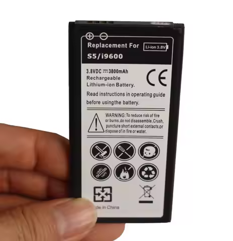 1x 3500mAh EB-BG900BBC Replacement Battery For Samsung Galaxy S5 SV I9600 I9602 SM-G900T G900F G900H