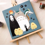 Buy Immediately Gan Paint By Number Studio Ghibli | Bypainters | Painting Set | 20x20cm Canvas &amp; 7 A