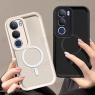 Casing For VIVO Y31 5G 2025 V2521 Y21D 4G Border Protection TPU Colorful Cover With Magnetic Sticker