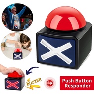 Game Answer Buzzer Alarm Reflex Training Toy With Sound Light Quiz Buzzer Button Interactive Game An