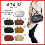 Nekokissbag Anello Quilting PU leather boston 2 way shoulder bag ของแท้100% กระเป๋าสะพายข้าง กระเป๋าสตางค์ กระเป๋าถือ กระเป๋าแบรนด์เนม