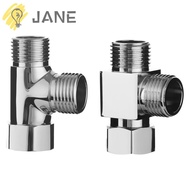 JANE 1/2" Diverter Valve Useful Hardware 3-way Connect Shower Head Brass Function Switch Water Tap Connector