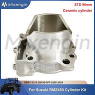 Motorcycle Engine Parts Ceramic Cylinder Block STD 96mm 449cc 2008-2024 For Suzuki RM-Z450 RMZ450 RM