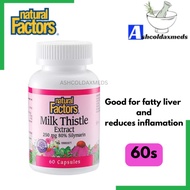 Natural Factors Milk Thistle 60's Or 60's x2