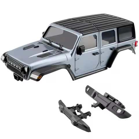 GLOBACT RC TRX4M Shell 6.10" Wheelbase ABS Hardtop Body Kit with F&R Bumpers for TRX4M Bronco Defend