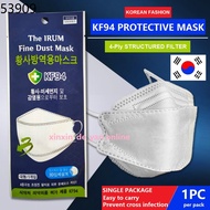 k94 face mask ♫1PC KF94 KOREAN single pack facemask.individually sealed reusable. fish mask. type of