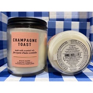 Bath and body works 1 wick candle home fragrance 198gm champagne toast perfume