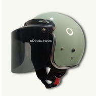 C5 bogo helmet with chrome list