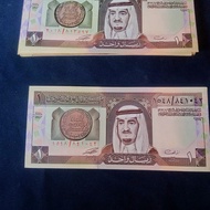 1 Lembar Uang Kertas Kuno Arab Saudi 1 Riyal 
