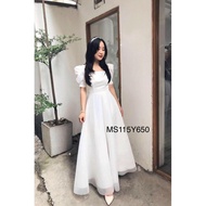 SEXY LADY MAXI DRESS - AVAILABLE IN SIZES M/L UP TO 57KG - MS115Y