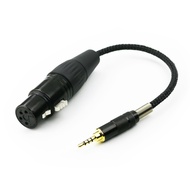NewFantasia 2.5mm Trrs Balanced male to 4-pin XLR Balanced Female headphone Audio Adapter for Astell