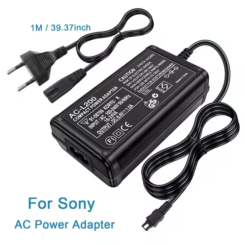AC-L200 AC-L25 100V-240V AC Power Adapter Camcorder Charger 8.4V 1.5-1.7A fast charging adaptor for 