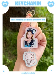 Heart2Heart H2Hkeychain 2D Acrylic Keychain K-Pop Fan Merchandise Jiwoo Cream Yeon Ana Ian H2H Fan G