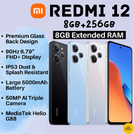 Xiaomi Redmi 12 (8GB RAM | 256GB ROM) Extended 8GB RAM 4G / 5G Original Xiaomi Malaysia Warranty