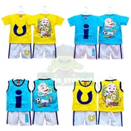 Upin IPIN Short Suit UPIN IPIN Shirt UPIN IPIN Children's Daily Suit UPIN IPIN SINGLET Shirt
