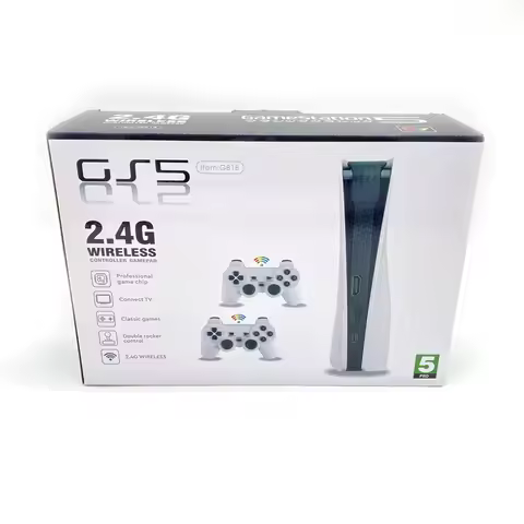 G818U 8Bit Retro Video TV Game Console Built-In 818 For-FC Classic Games Station wireless 2.4G Handh