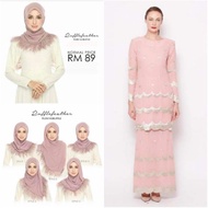 SET Shawlpublika Janiya with Ruffle feather scarf