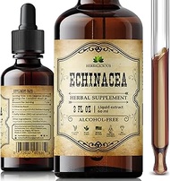HERBALICIOUS Echinacea Supplement - Organic Root Extract Liquid Drops - Antioxidant Rich Formula for