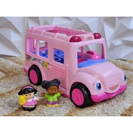 FP- Little Movers Pink Bus Set/Collectible Display Item