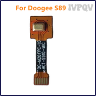 S89 Doogee โทรศัพท์มือถือภายในไมโครโฟน FPC สายเคเบิลงอได้อะไหล่ซ่อมไมค์ WIDVB ใหม่ดั้งเดิม