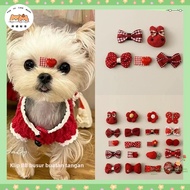 [5pcs] pet hair clip poodle accessories comel cat hair clip dog hair clip puppy accessories cat acce