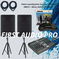 Ready Paket 8 soundsystem outdoor YAMAHA DBR12 + Mixer Ashley samson 8