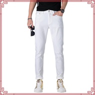 Men's Plain White Jeans Luxurious Beautiful Stretch Fabric High Quality Men's Jeans Plain Black Elas