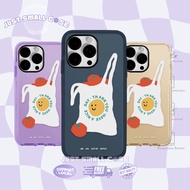 HAVE A NICE DAY SHOPPING BAG INS Bumper Neon Case Casing for iPhone 16 PRO MAX 16 PLUS 15 PRO MAX 14