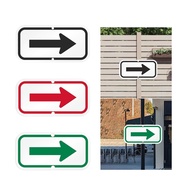 [dimccap] Arrow Sign Traffic Sign Arrow Symbol Sign Outside for Ground Decorations Symmetrical Direc